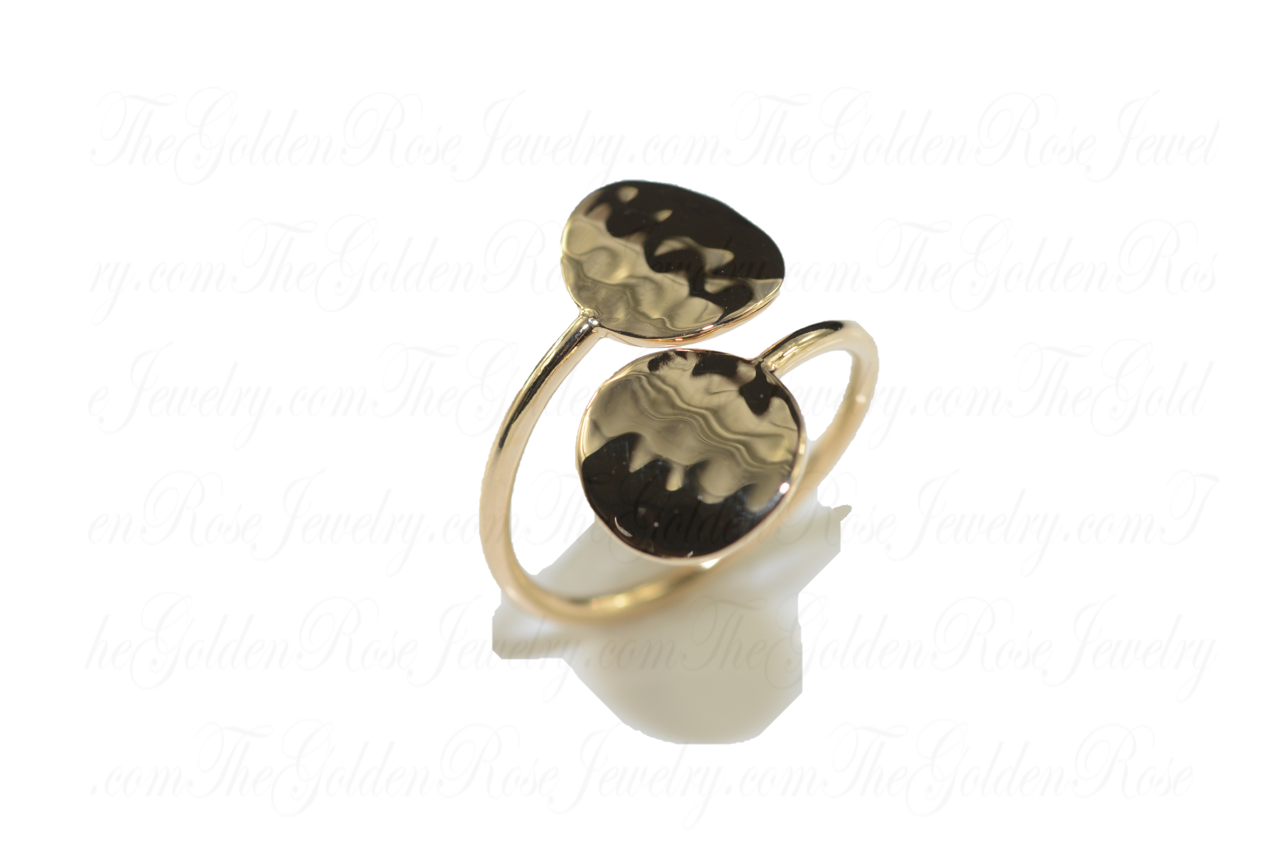 Bague Ronde Martelée 