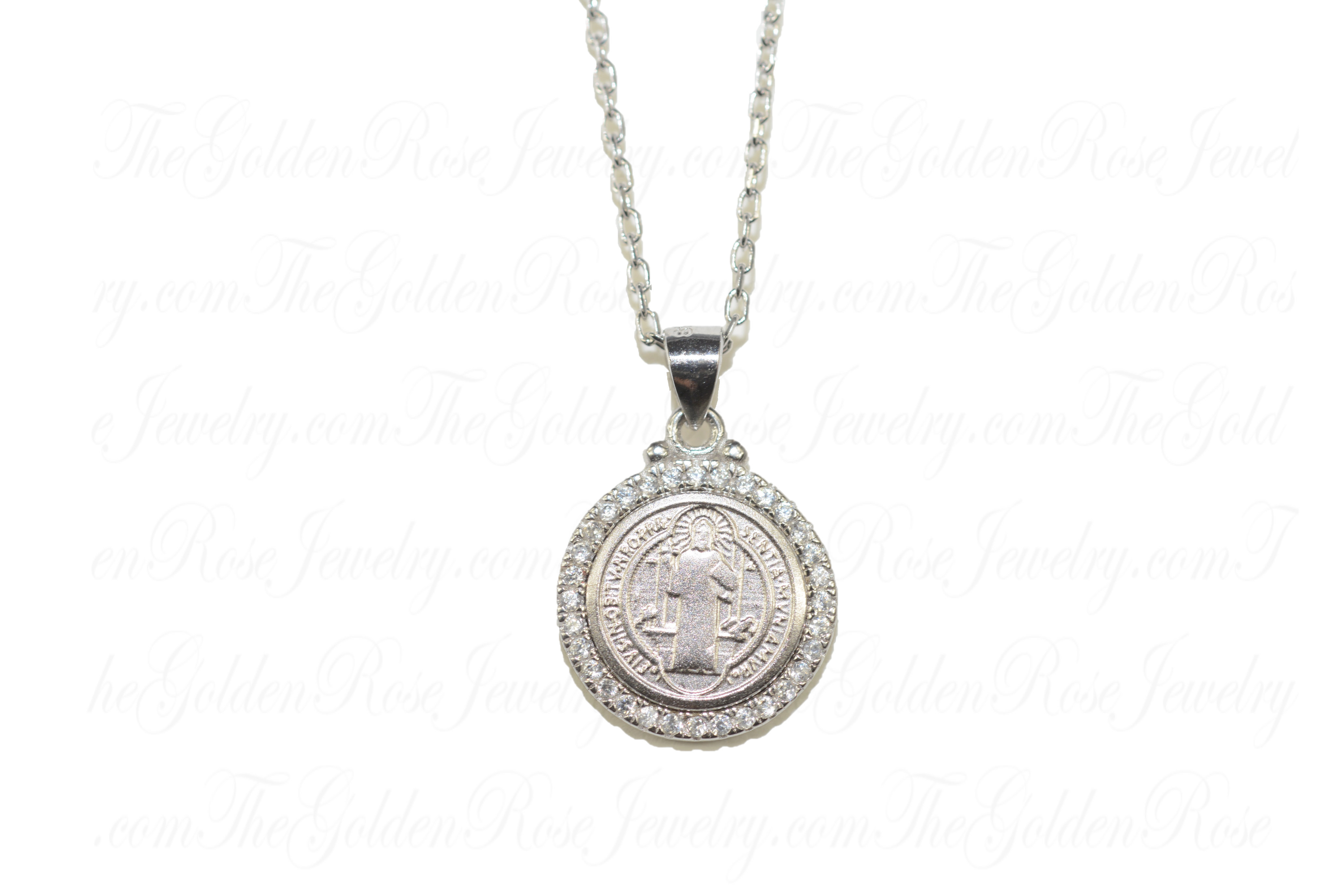 Collier Saint Benoît Zirconium 13 mm