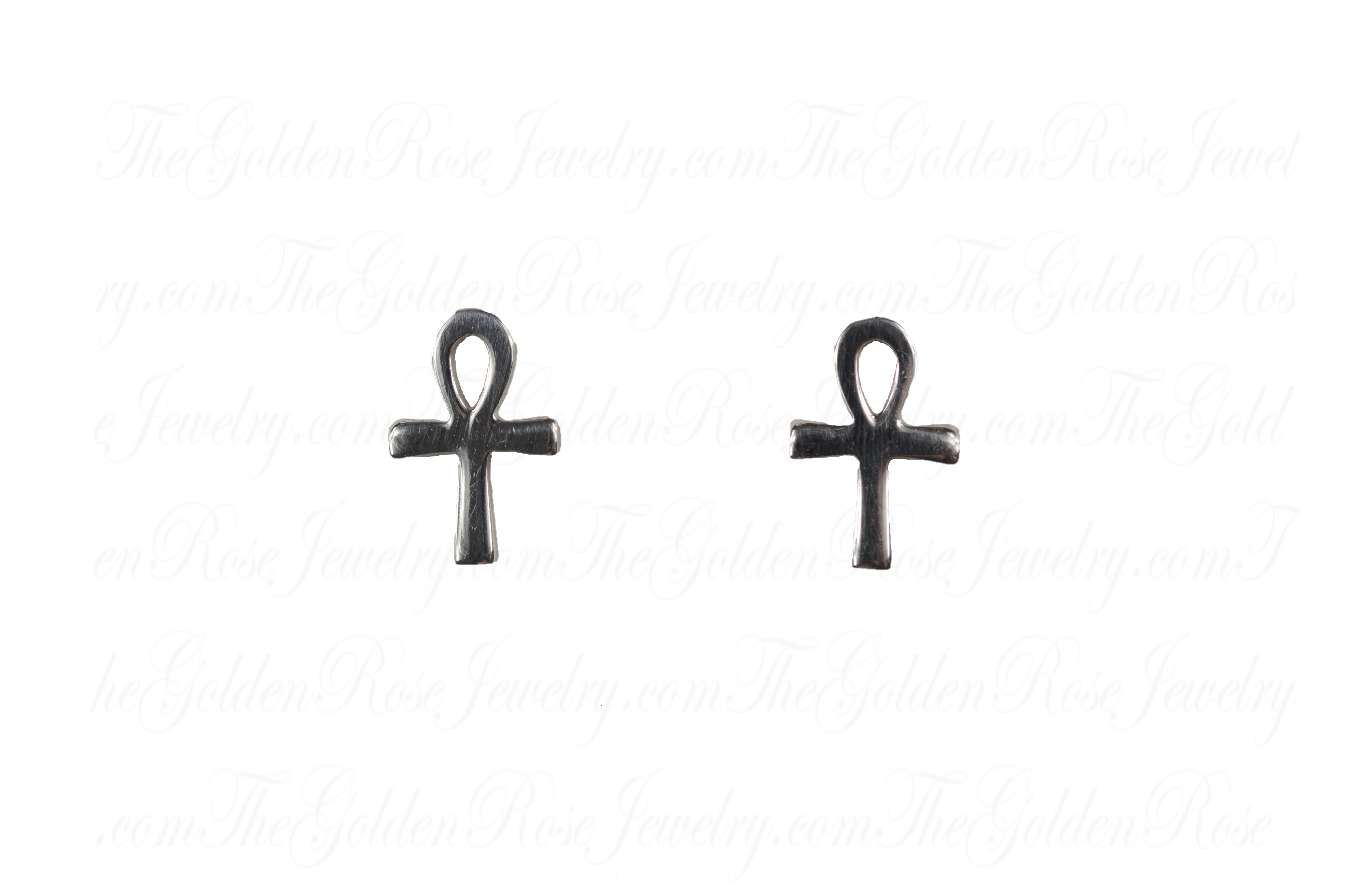 Boucles d'Oreilles Croix de Vie