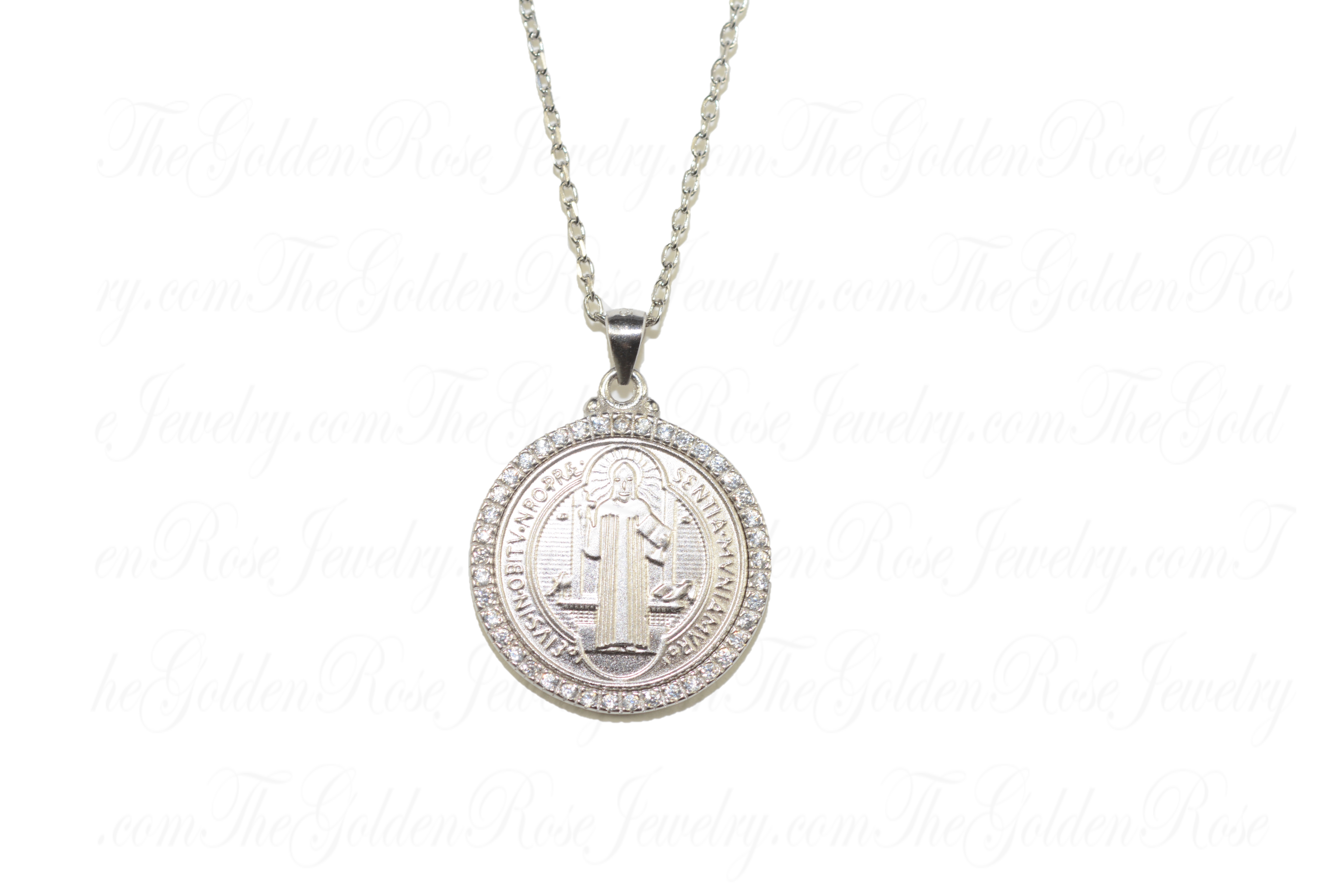 Collier Saint Benoît Zirconium 20 mm
